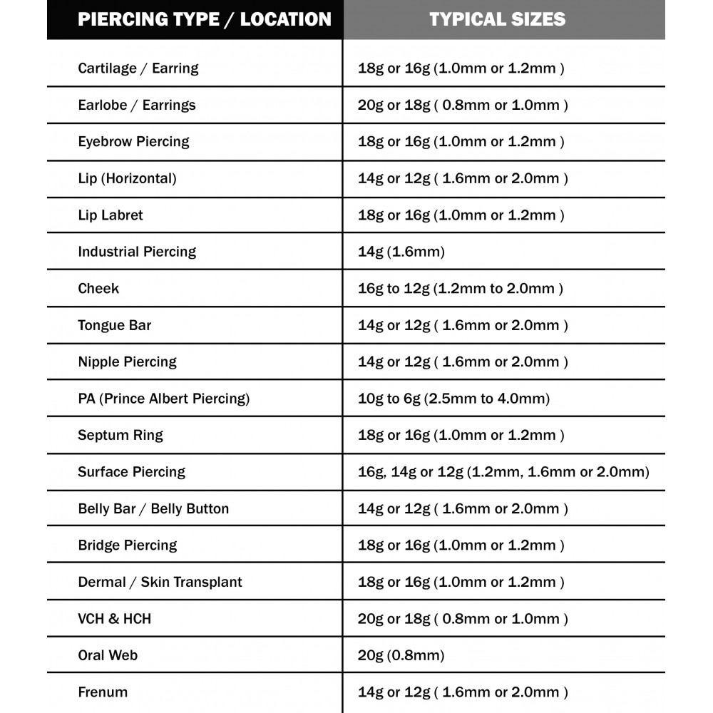 Bcr discount cartilage piercing